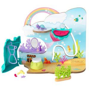 KidKraft Rainbow Dreamers Waterfall Grotto Dressing Room Play Set